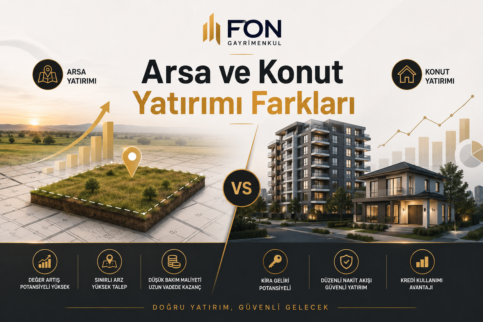 Arsa ve konut yatırım karşılaştırması